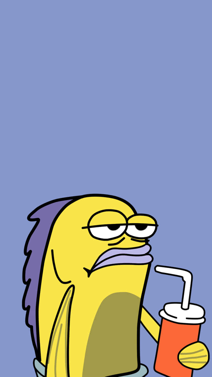 Spongebob Fish Man Funny Discord Pfp Background