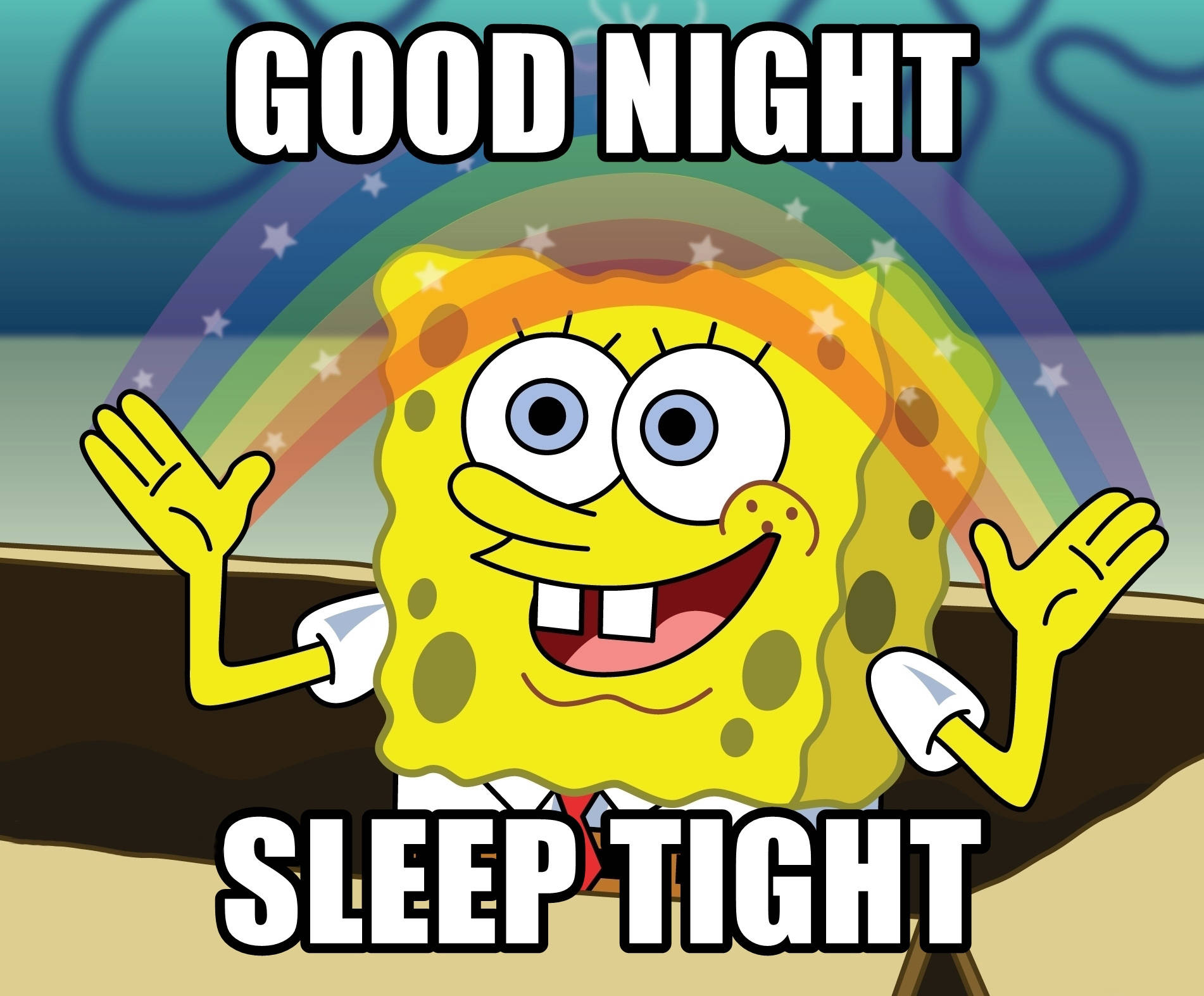 Spongebob Good Night Background
