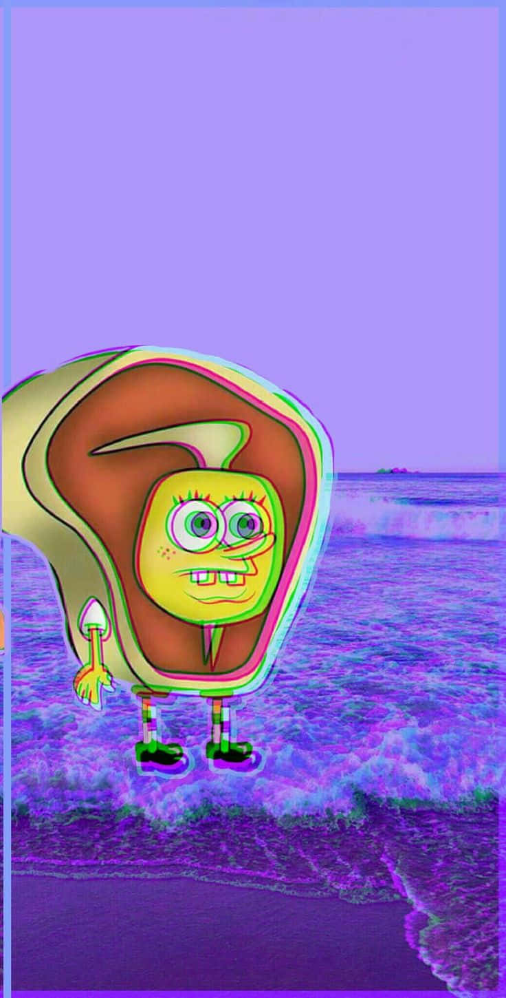 Spongebob Iphone 736 X 1450 Background