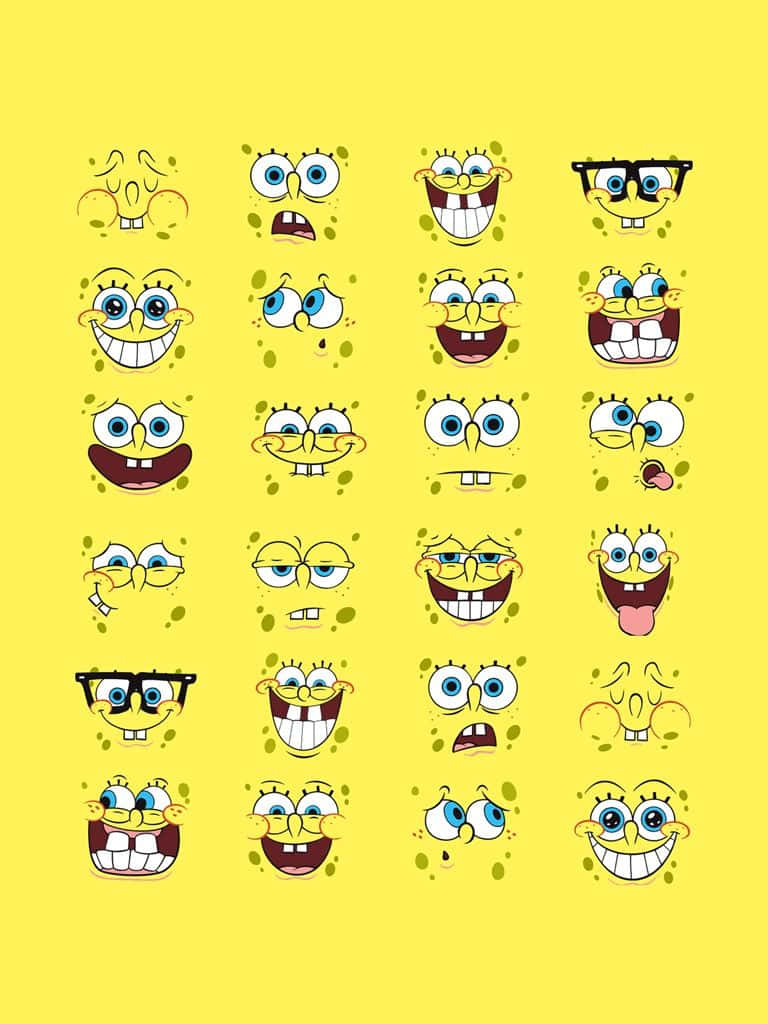 Spongebob Iphone 768 X 1024 Background