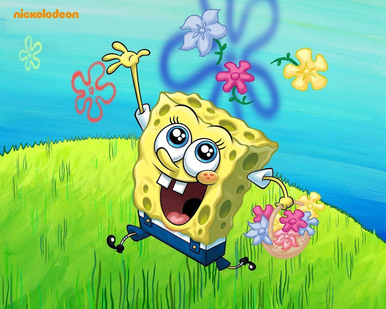Spongebob Squarepants' Big Smile Background