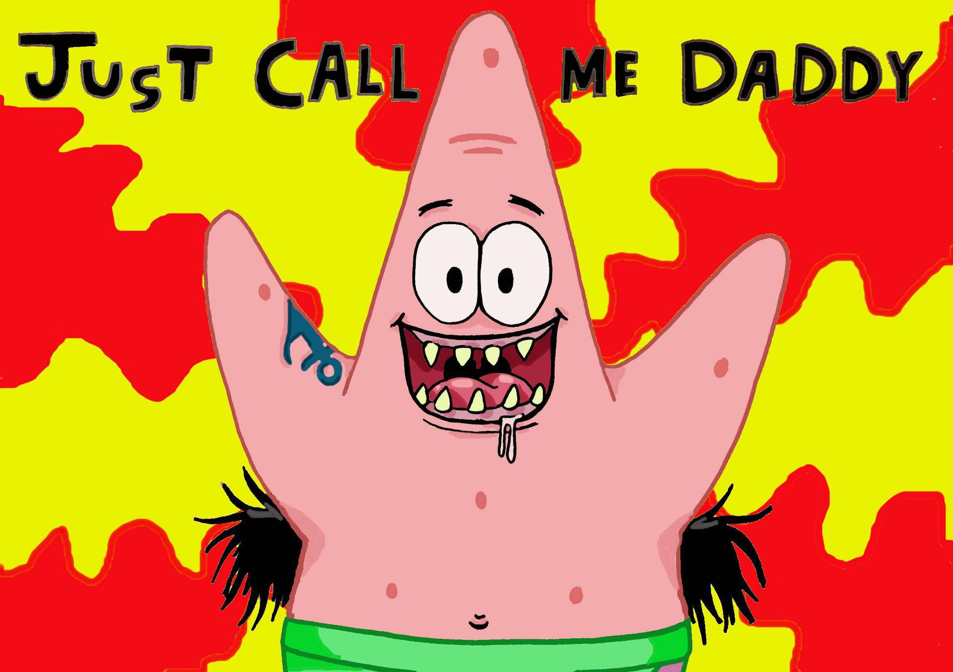 Spongebob Squarepants Just Call Me Daddy Background