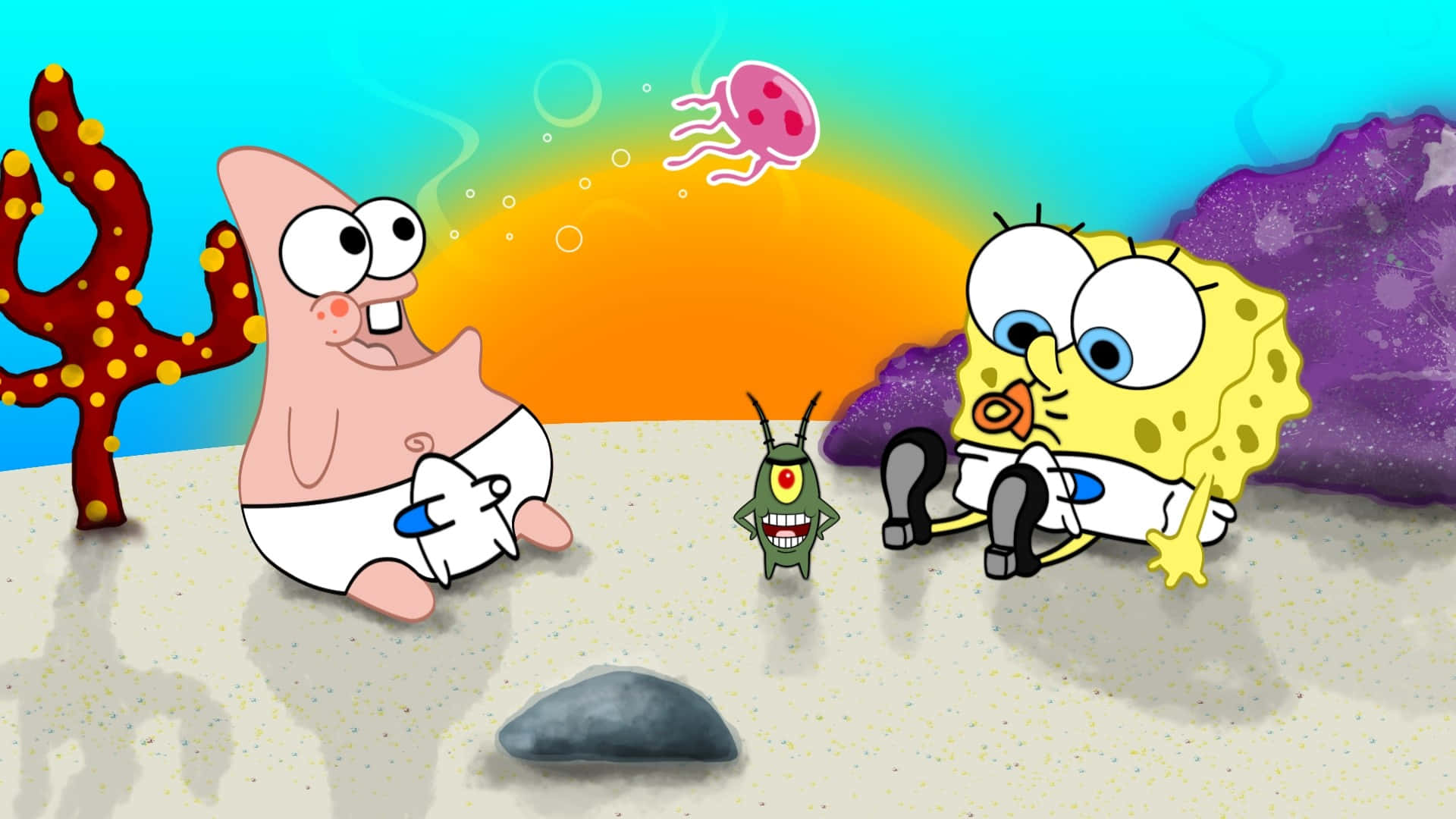 Spongebob Squarepants - Screenshot Thumbnail Background