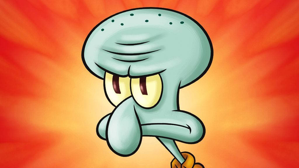 Spongebob Squarepants - Spongy Squid Background