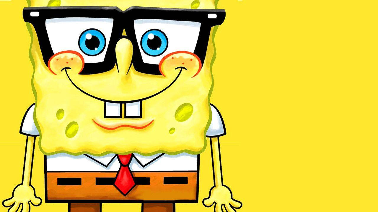 Spongebob Squarepants With Glasses! Background