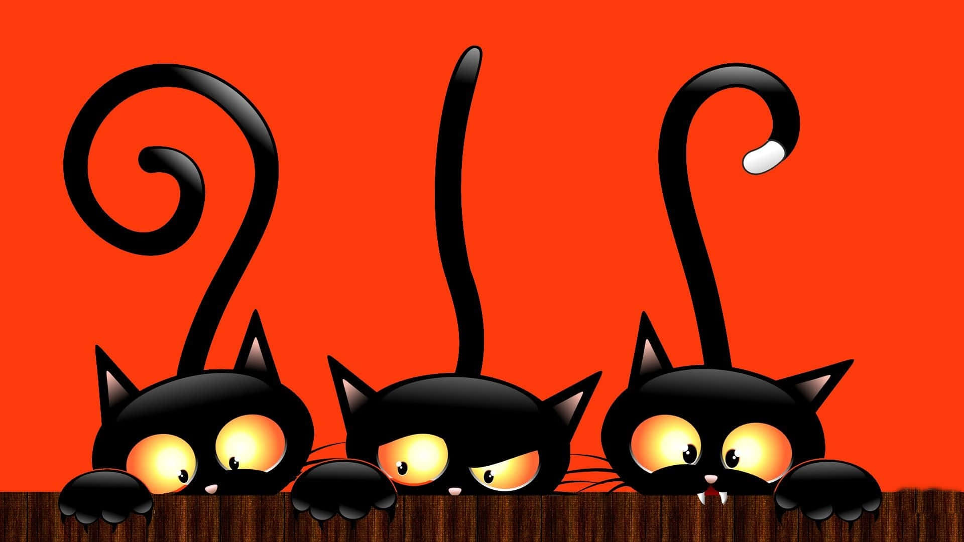 Spook Into The Halloween Season With This Mischievous Funny Halloween Wallpaper! Background