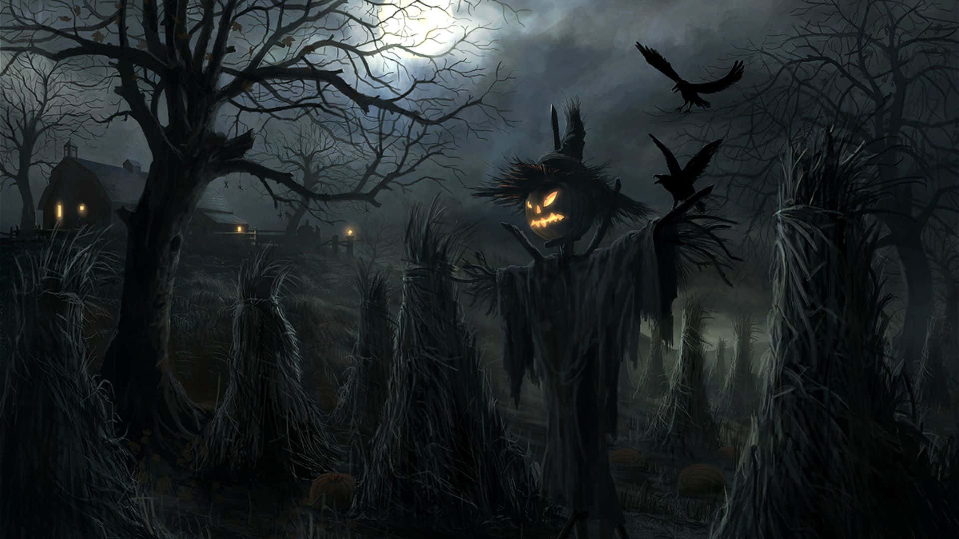 Spooky 1920 X 1080 Halloween Wallpaper Background