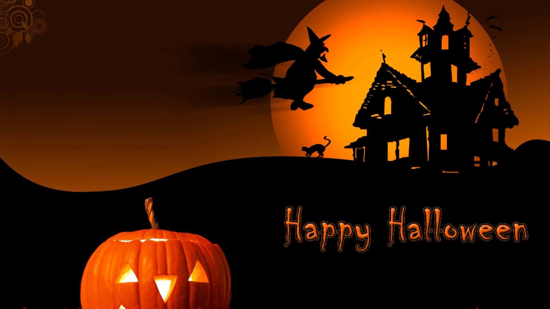Spooky And Eerie Halloween Night Background