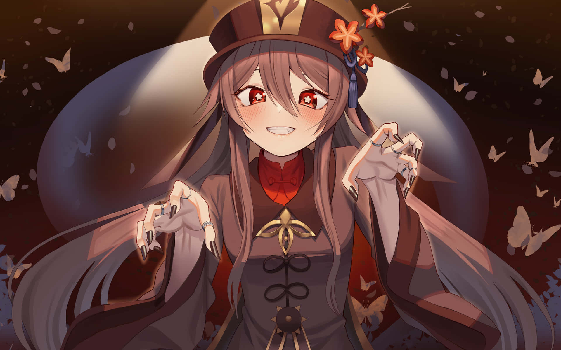 Spooky Pose Hu Tao Pfp