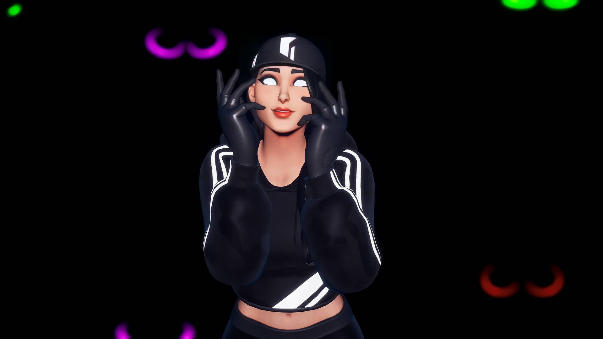 Spooky Shadow Ruby Fortnite Illustration Background