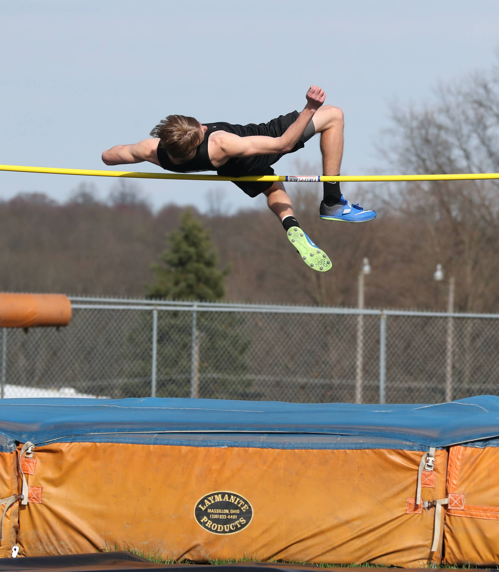 Sport High Jump Athlete Paris Cooper Background