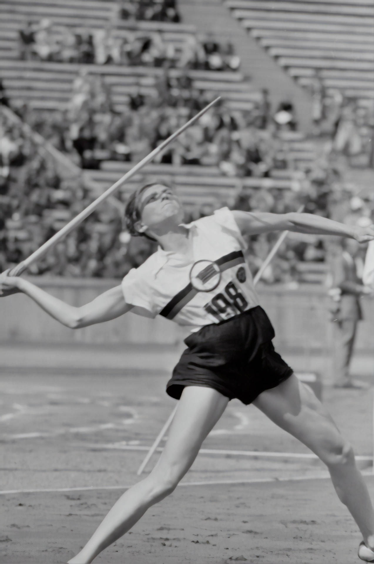 Sport Javelin Throw Athlete Background