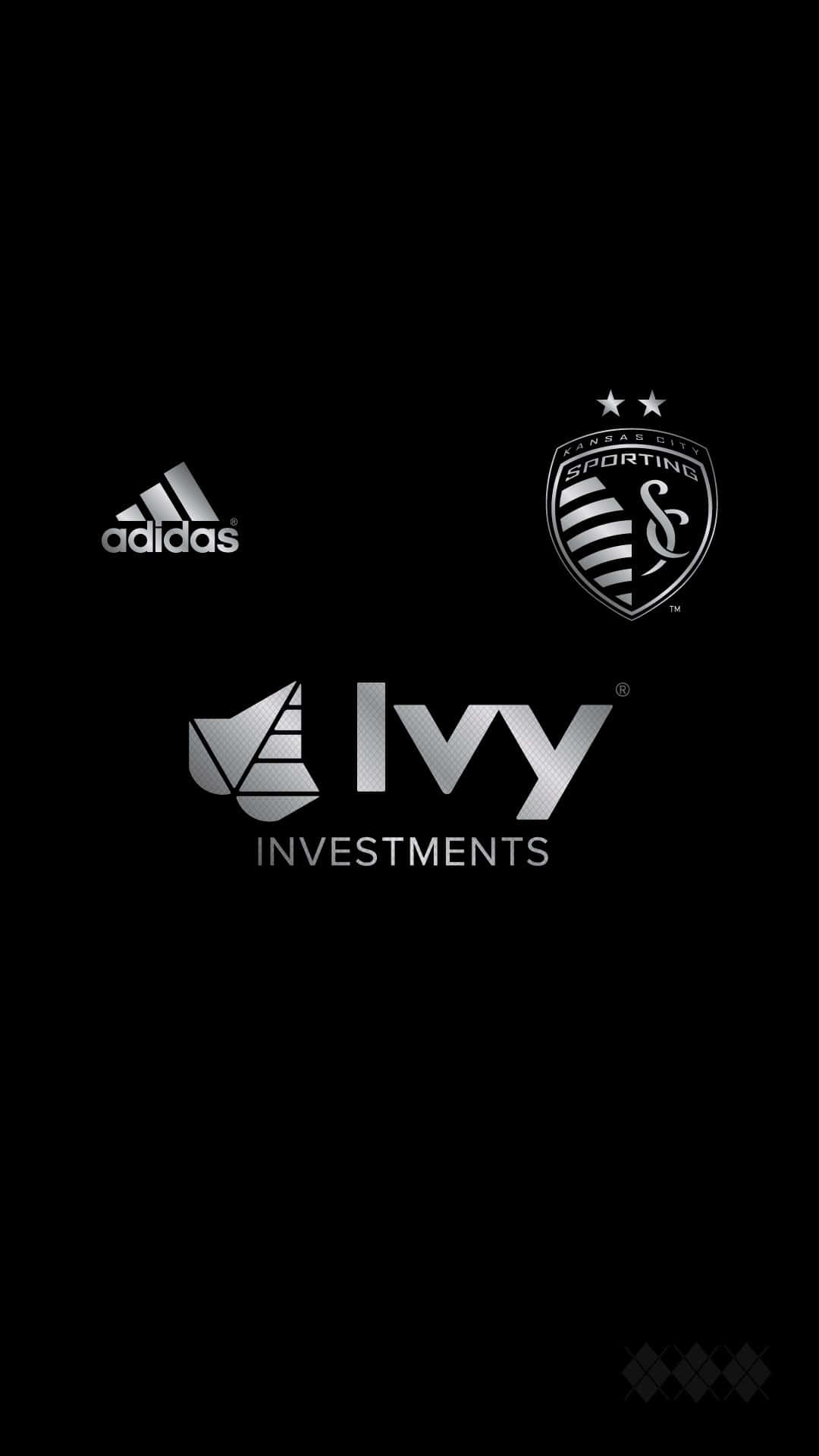 Sporting Kansas City Logo With Adidas And Ivy Investments Background