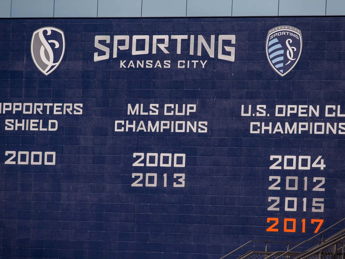 Sporting Kansas City Wall Of Victories Background