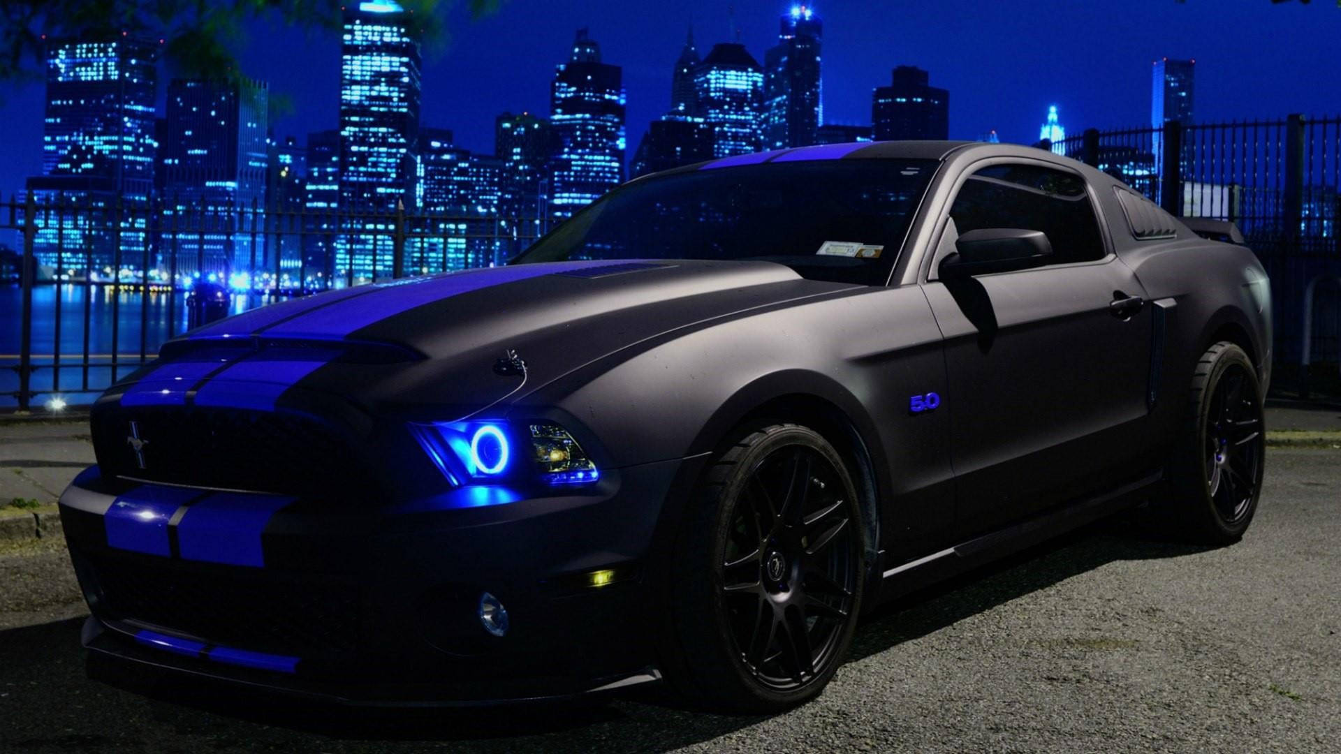 Sports Car Ford Mustang Background
