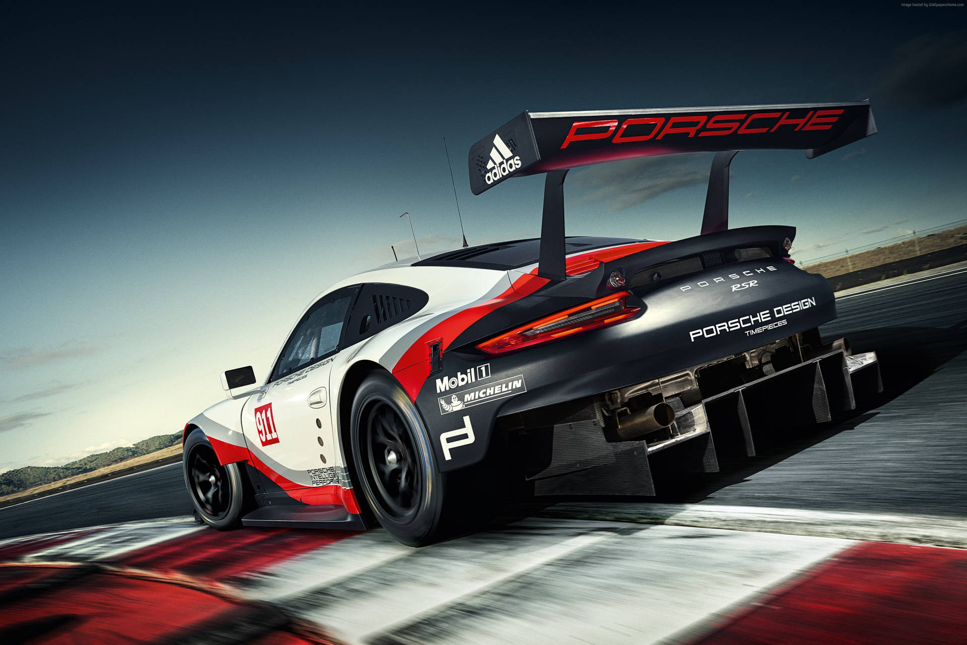Sports Car Porsche 911 Racing Background