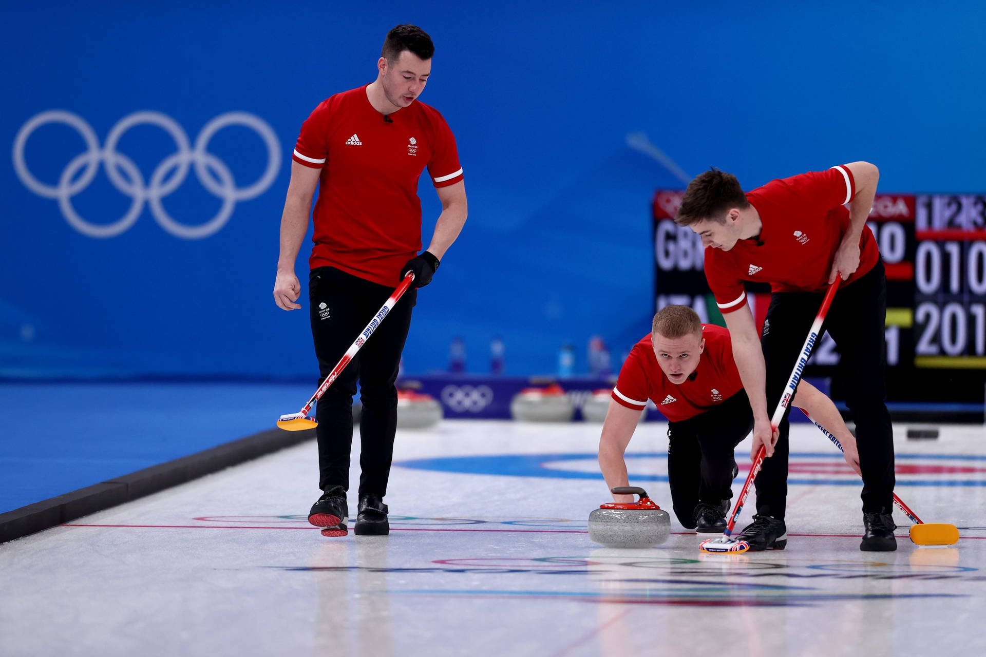 Sports Picture Curling Background