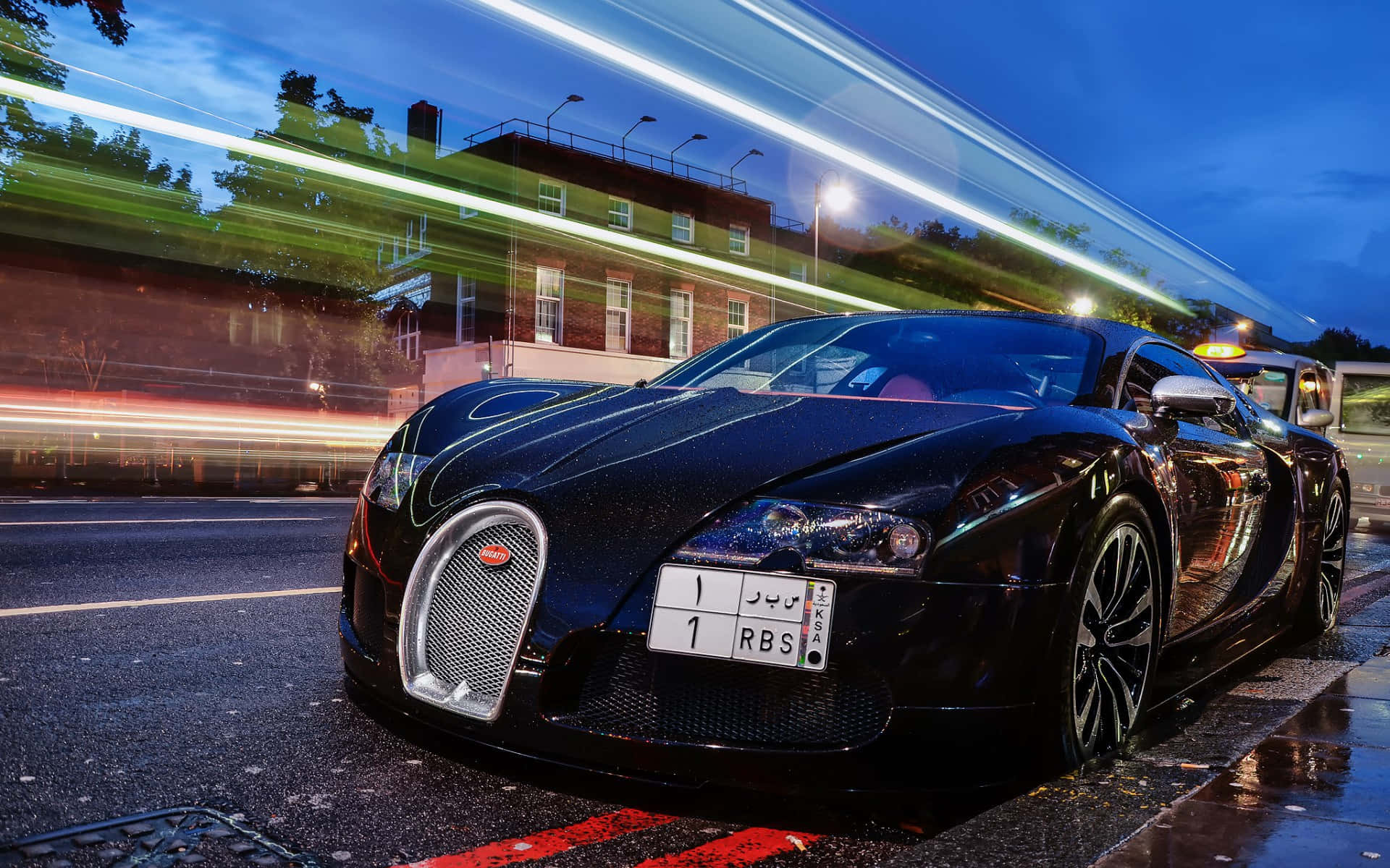 Sporty And Elegant - The Bugatti Car Background