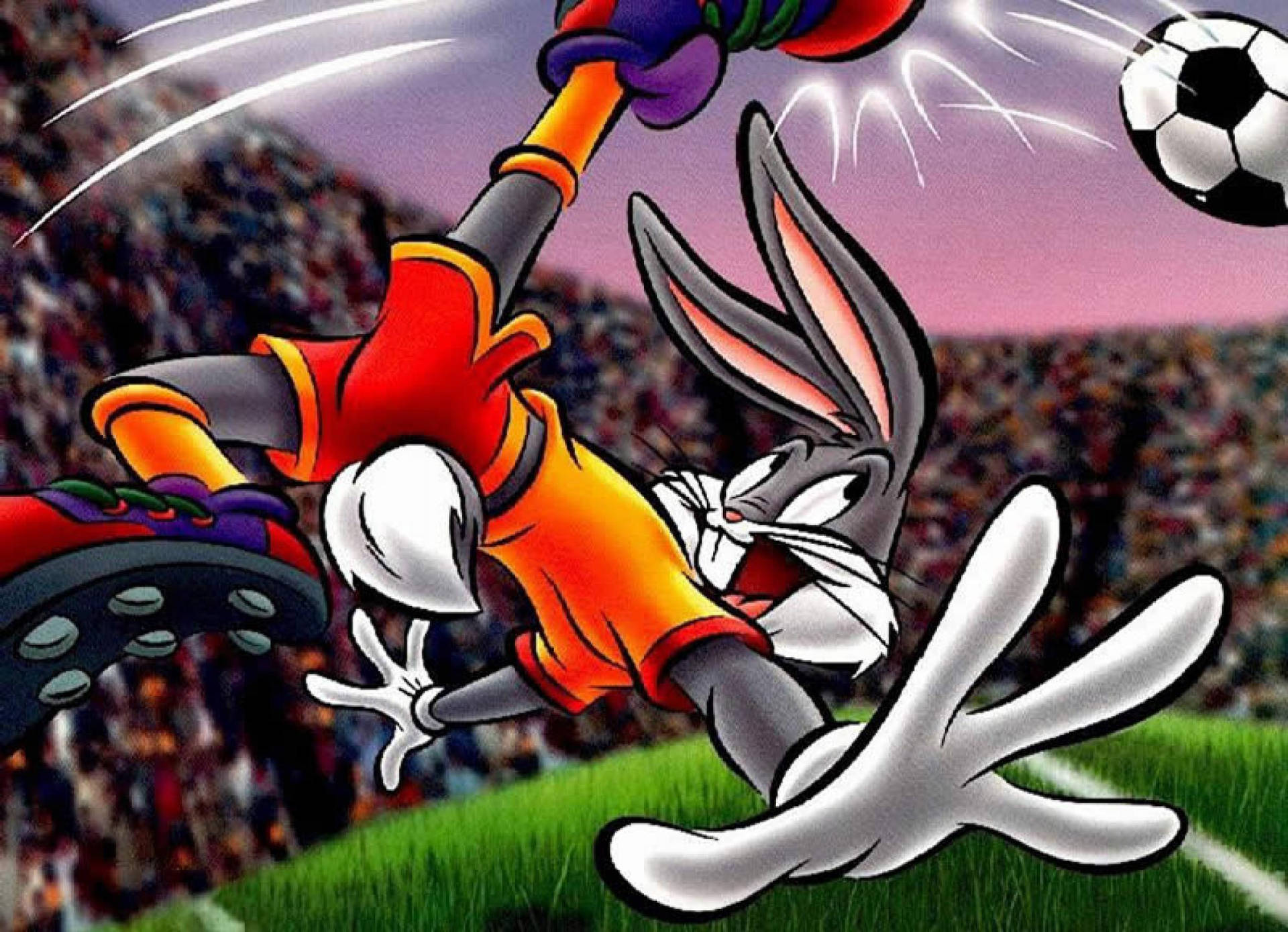 Sporty Bugs Bunny Background