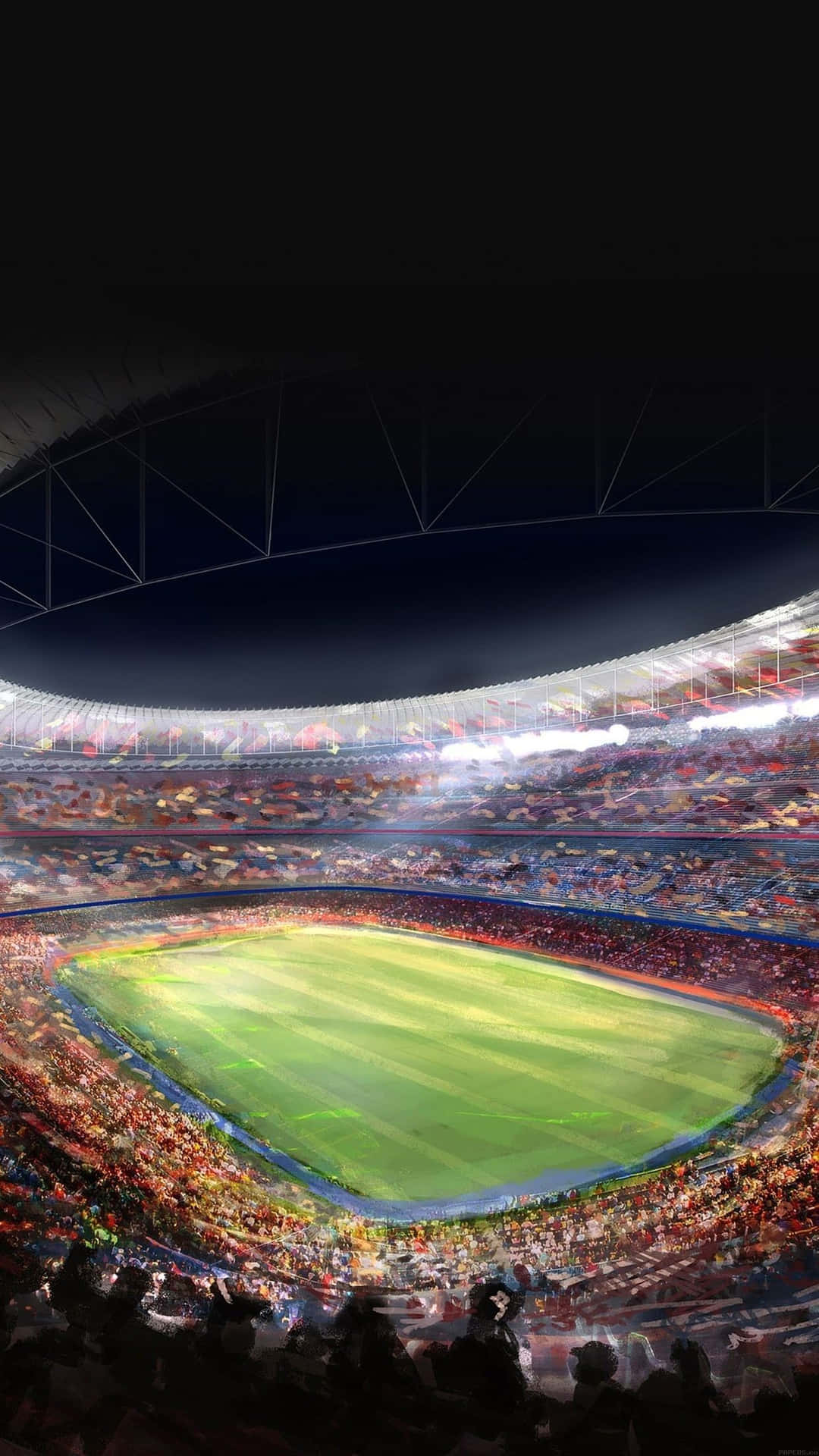 Spotify Camp Nou Football Field Background