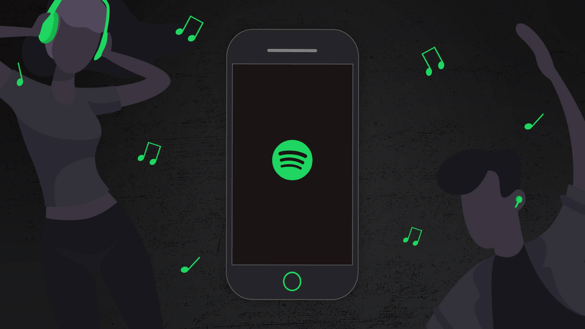 Spotify Music Art Background