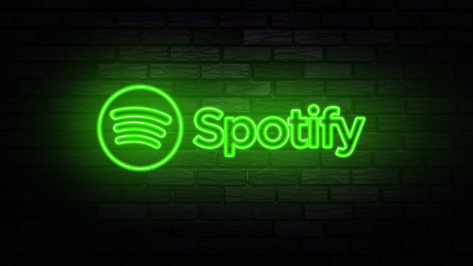 Spotify Neon Green Background