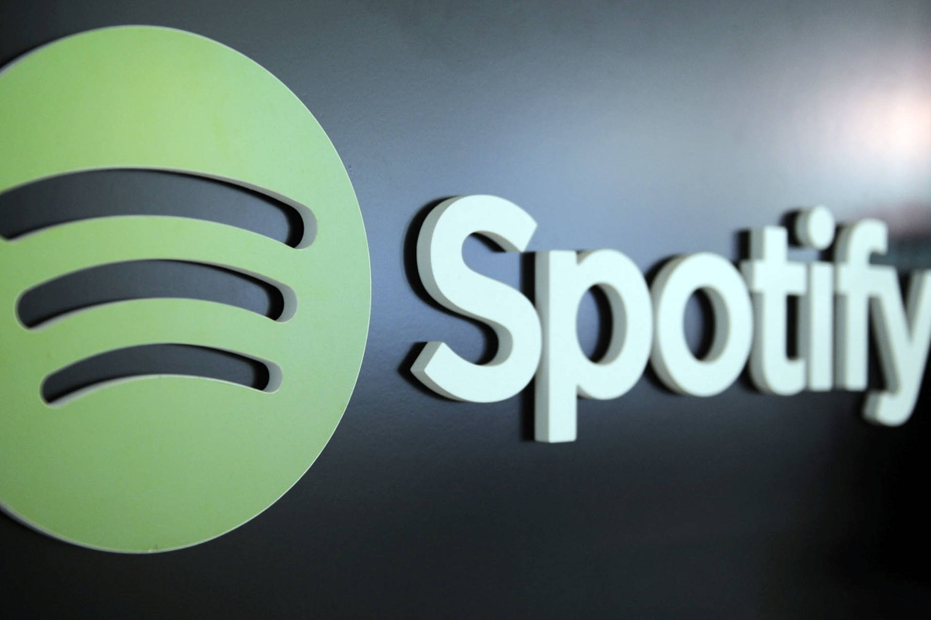 Spotify Wall Display Background