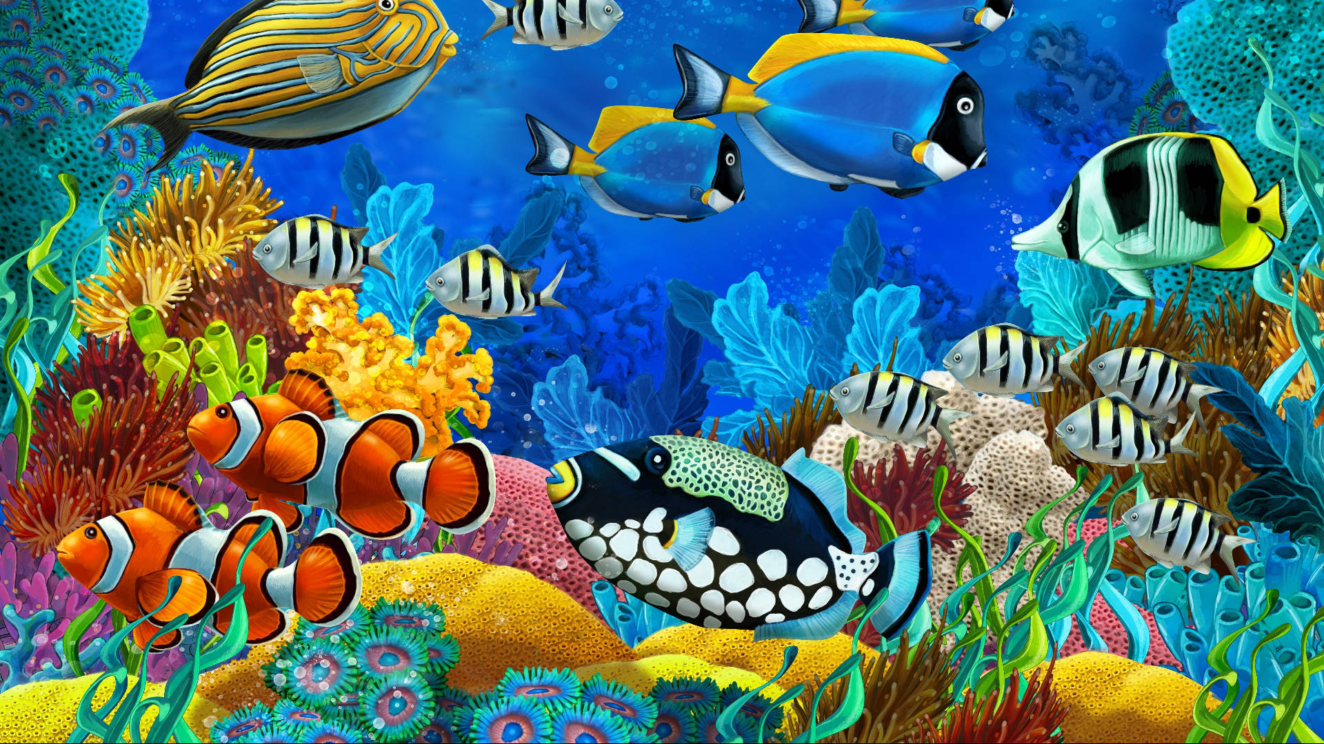 Spotted Tropical Fish Background