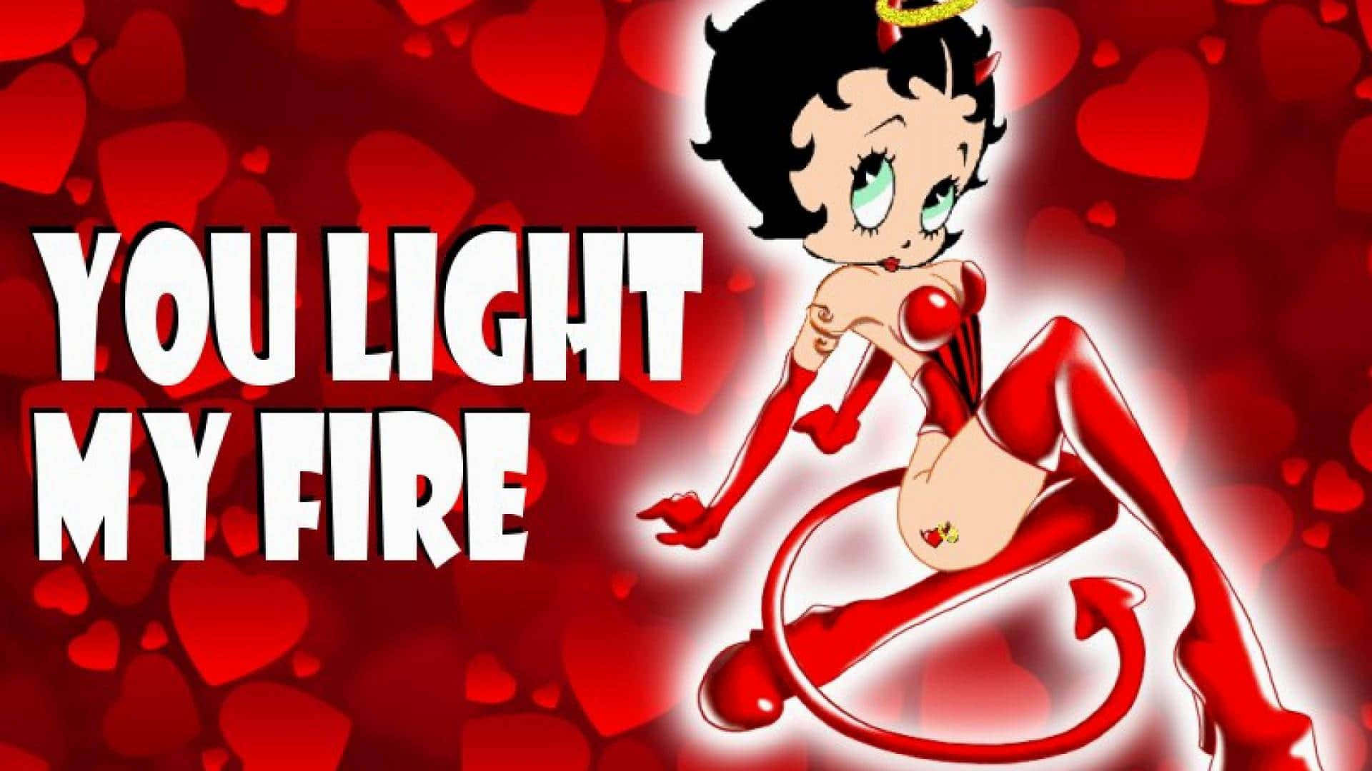 Spread Christmas Cheer With Betty Boop Background