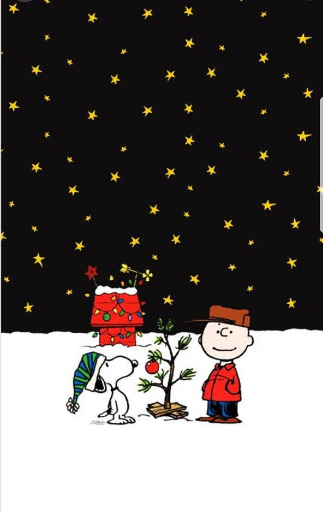 Spread Christmas Cheer With Snoopy's Festive Iphone Wallpaper!