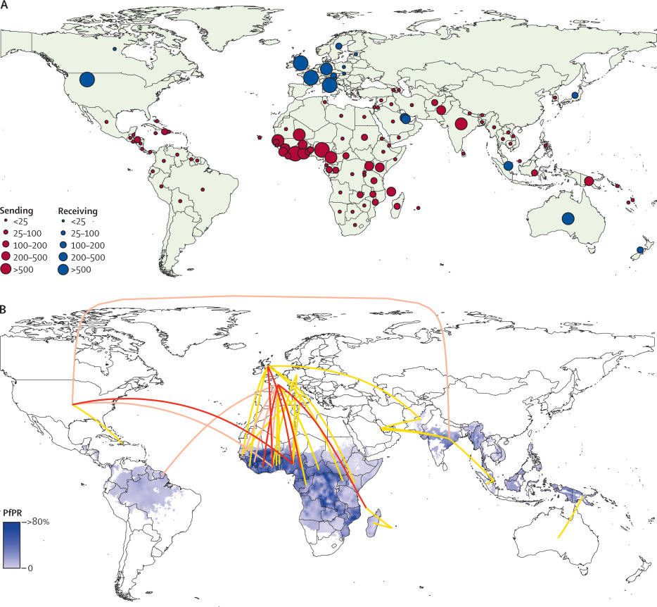 Spread Of Endemic On World Map Background