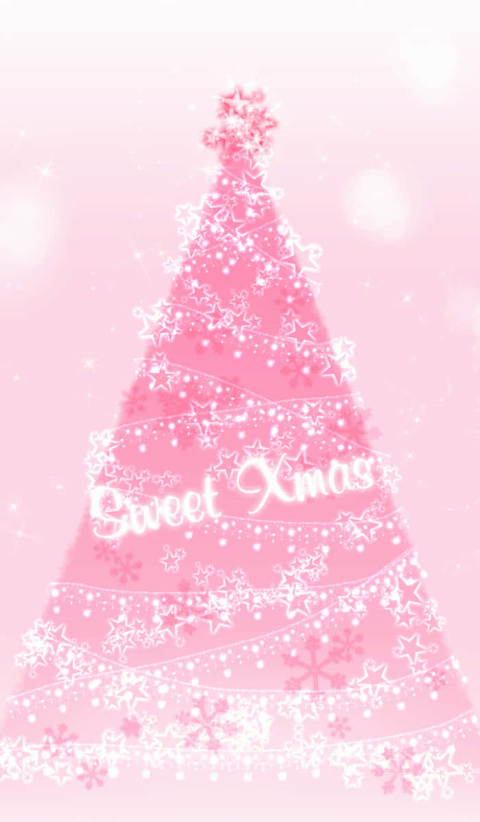 Spread The Christmas Cheer With A Bright Pink Christmas Tree! Background