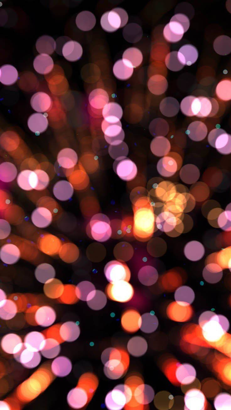 Spread The Christmas Cheer With This Glittering Light Aesthetic Background