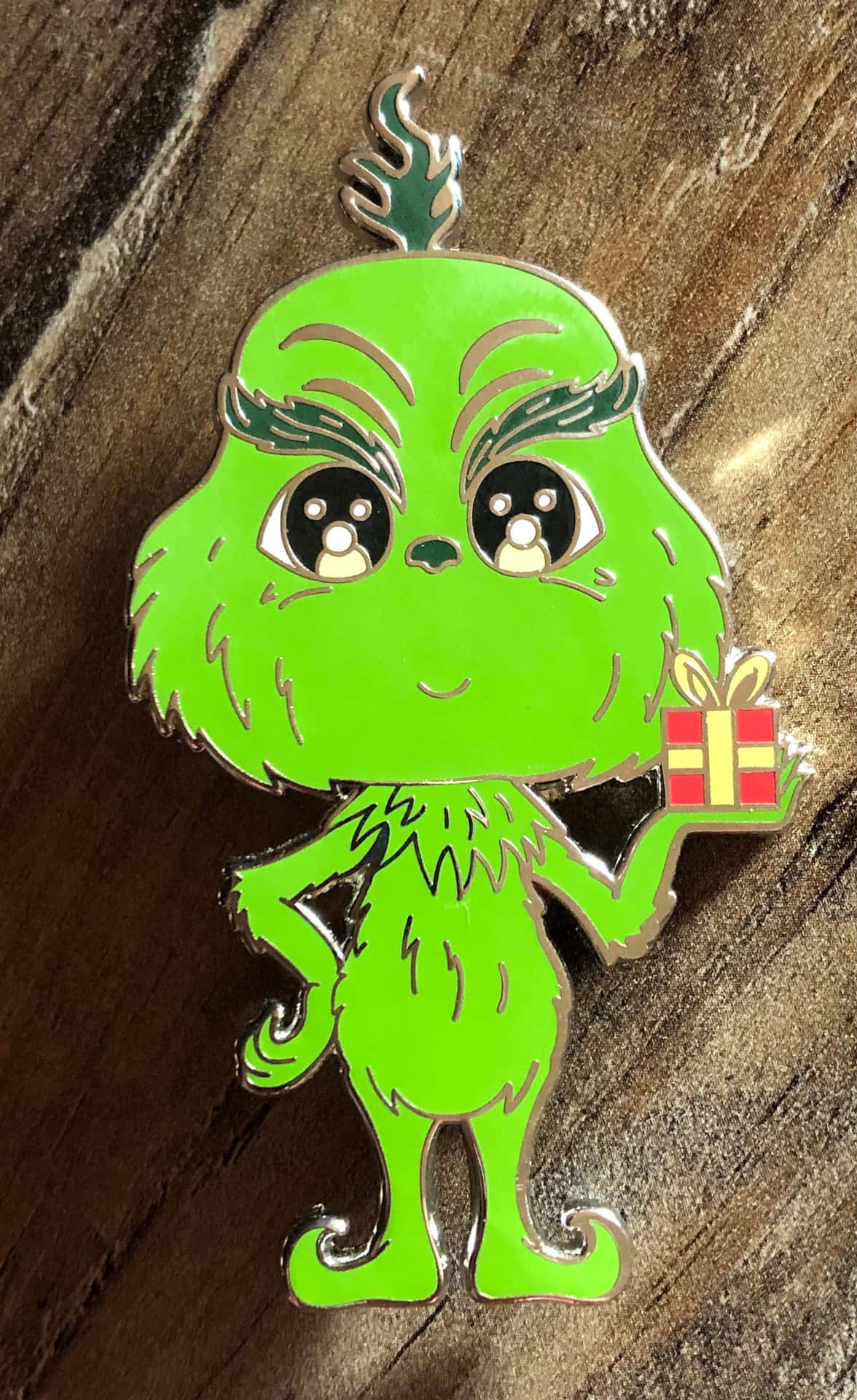 Spread The Christmas Spirit With This Cute Grinch! Background