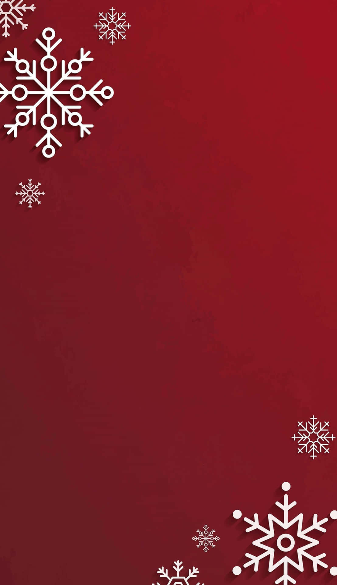 Spread The Joy Of Christmas With A Red Iphone Background