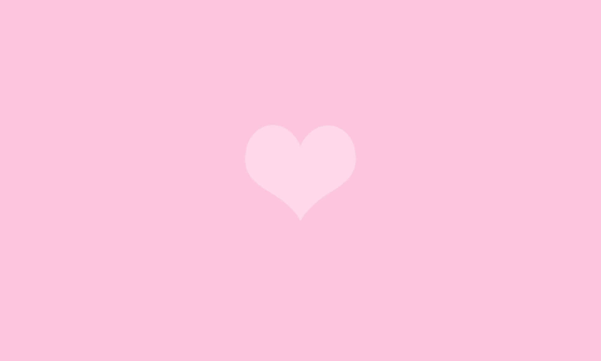 Spread The Love With Sparkly Pink Hearts Background