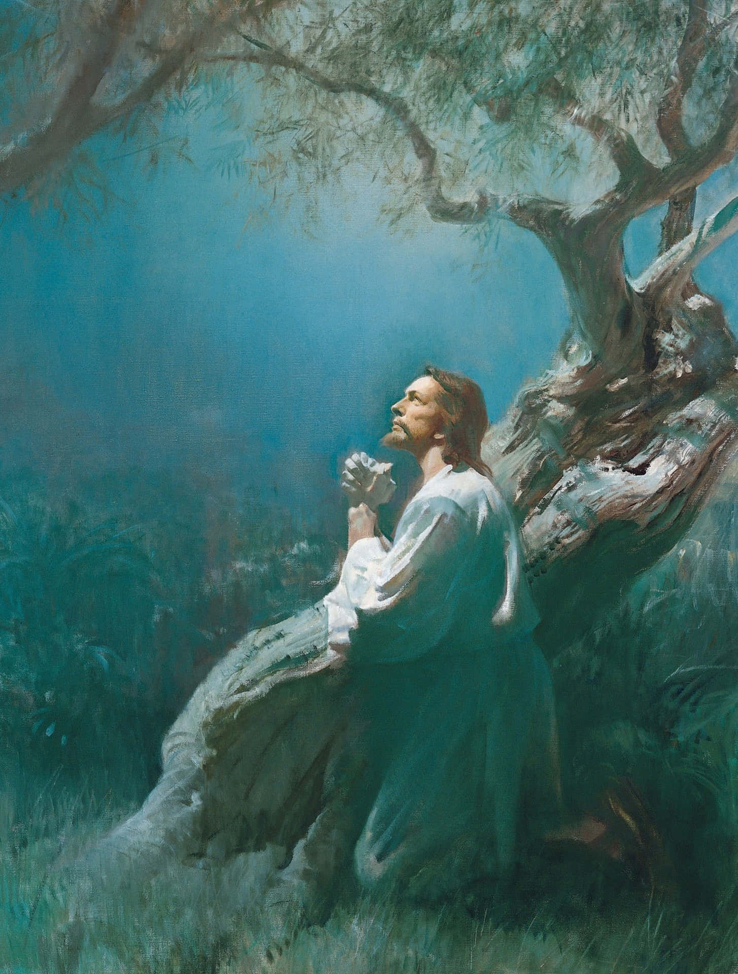 Spread The Word Of God With A Jesus Lds Iphone Wallpaper Background
