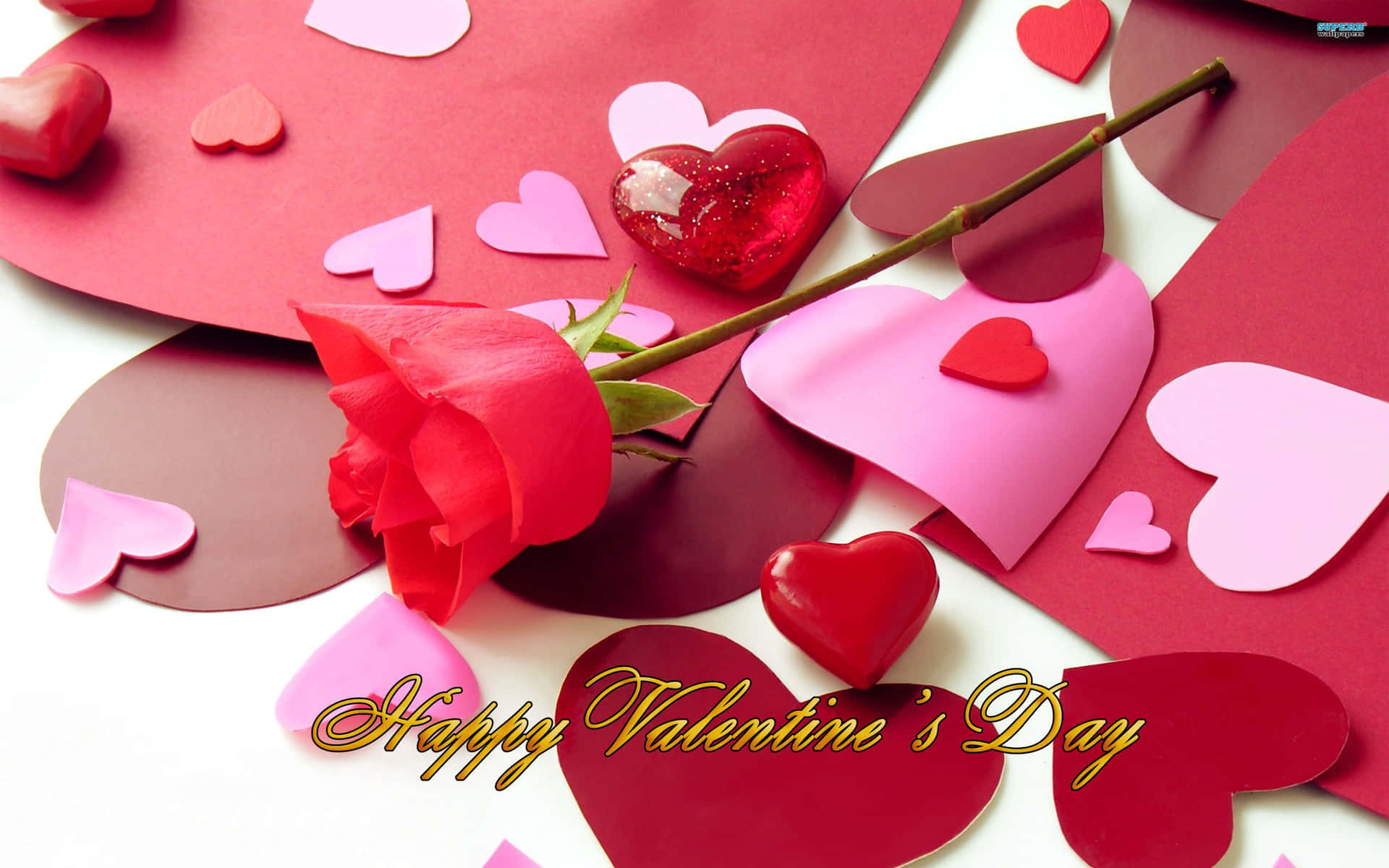 Spread Your Love With Happy Valentines Day Background