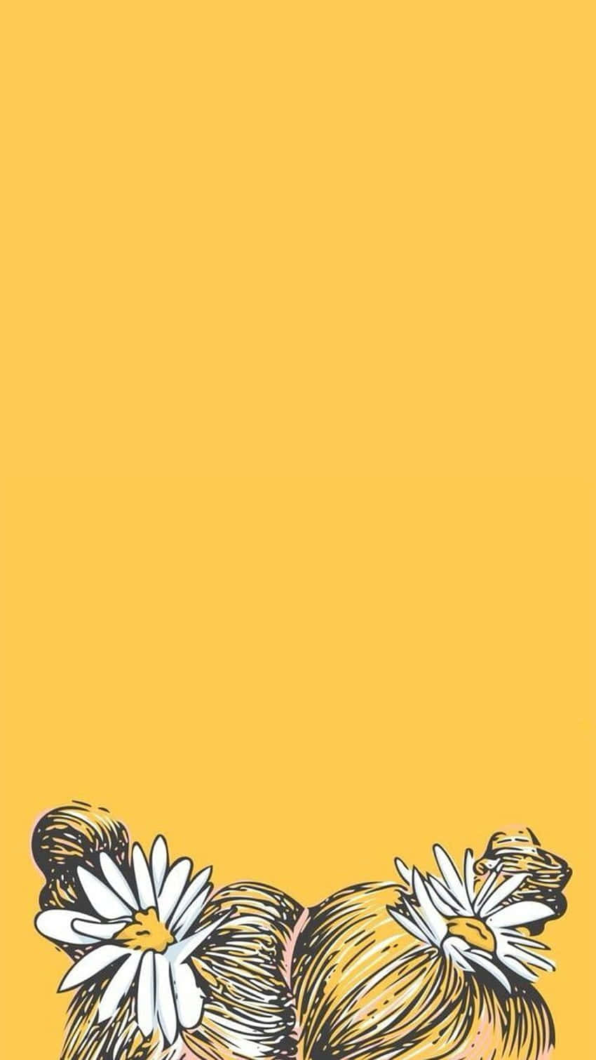 Spreading Positivity In This Summer With Cool Yellow Background