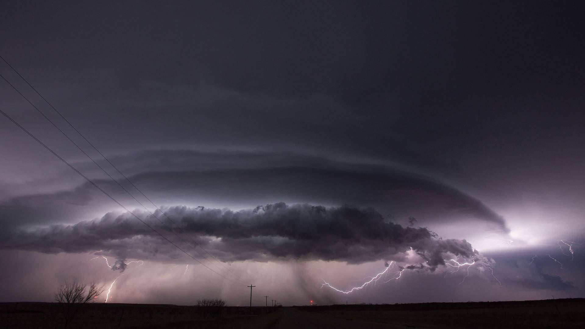 Spreading Thunderstorm