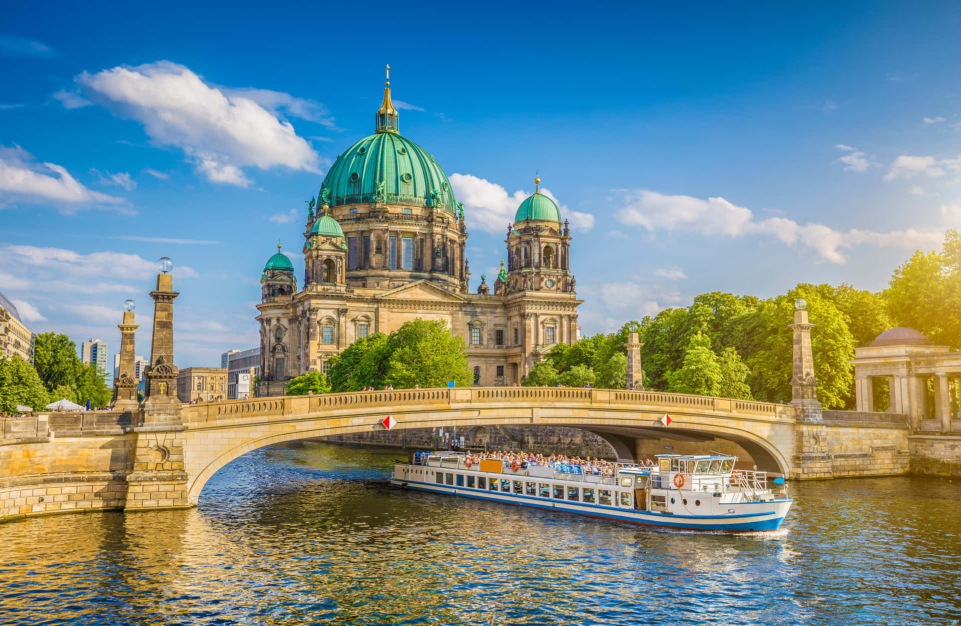 Spree River Cruise Passing Museum Island