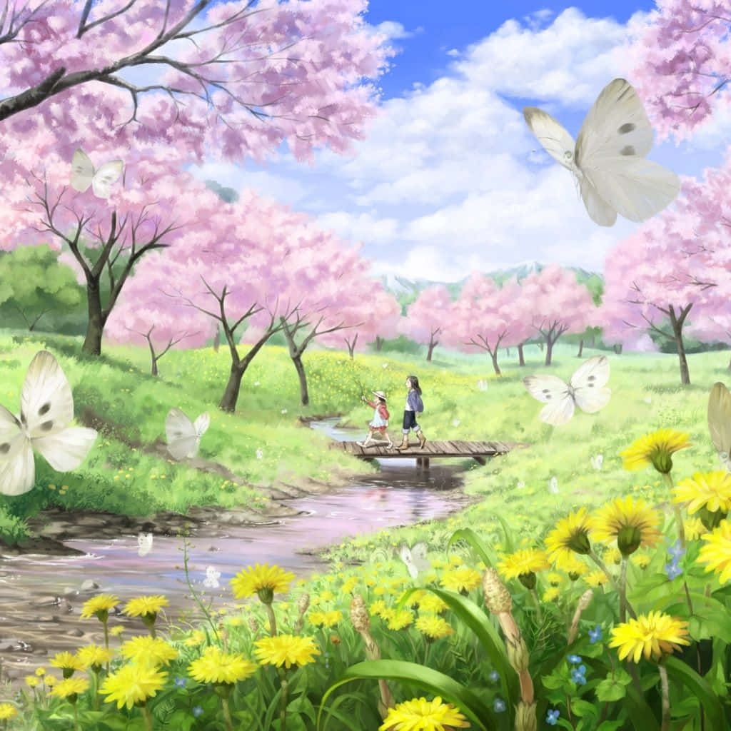 Spring Artwork Ipad Background