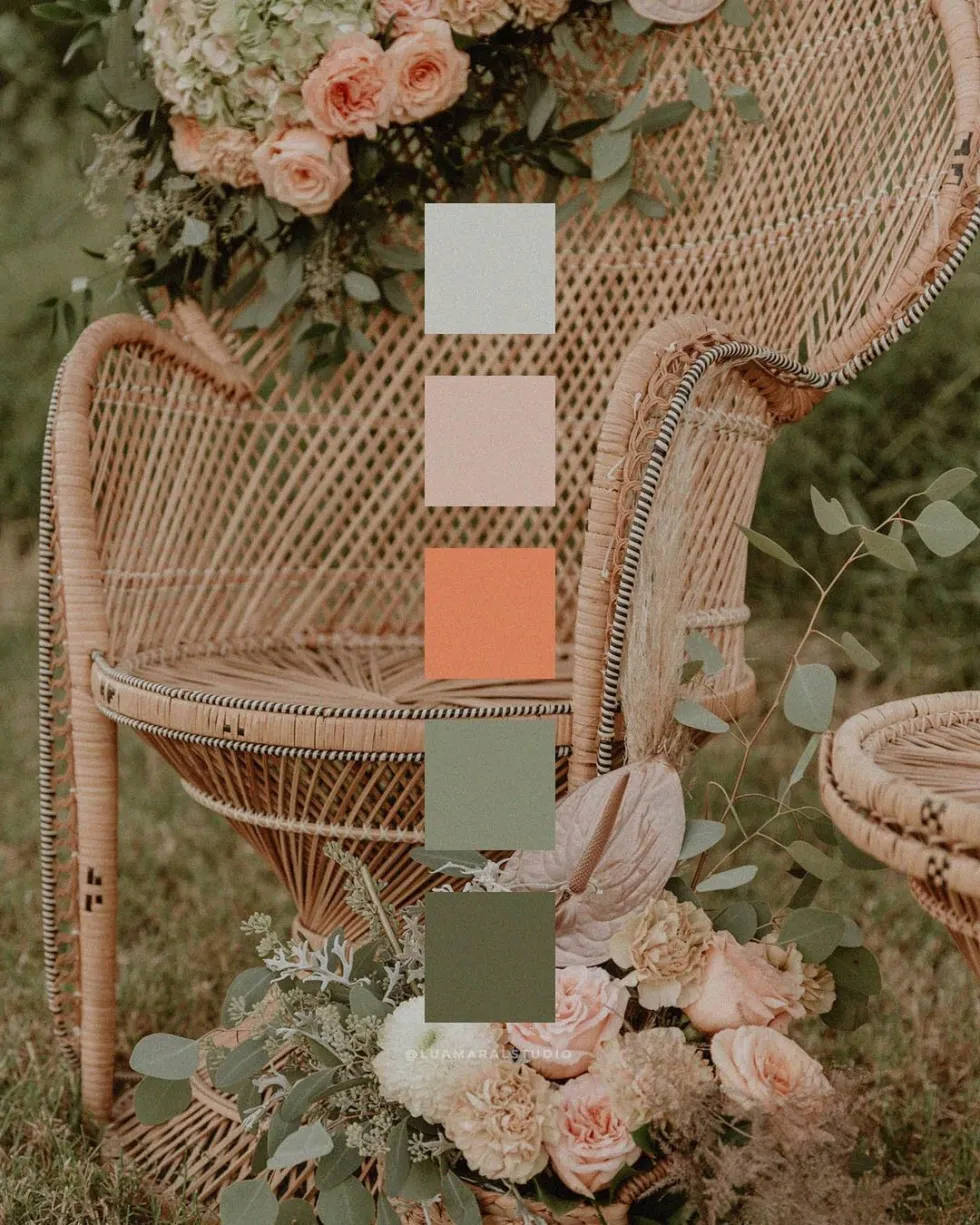 Spring Iphone Color Palette Background
