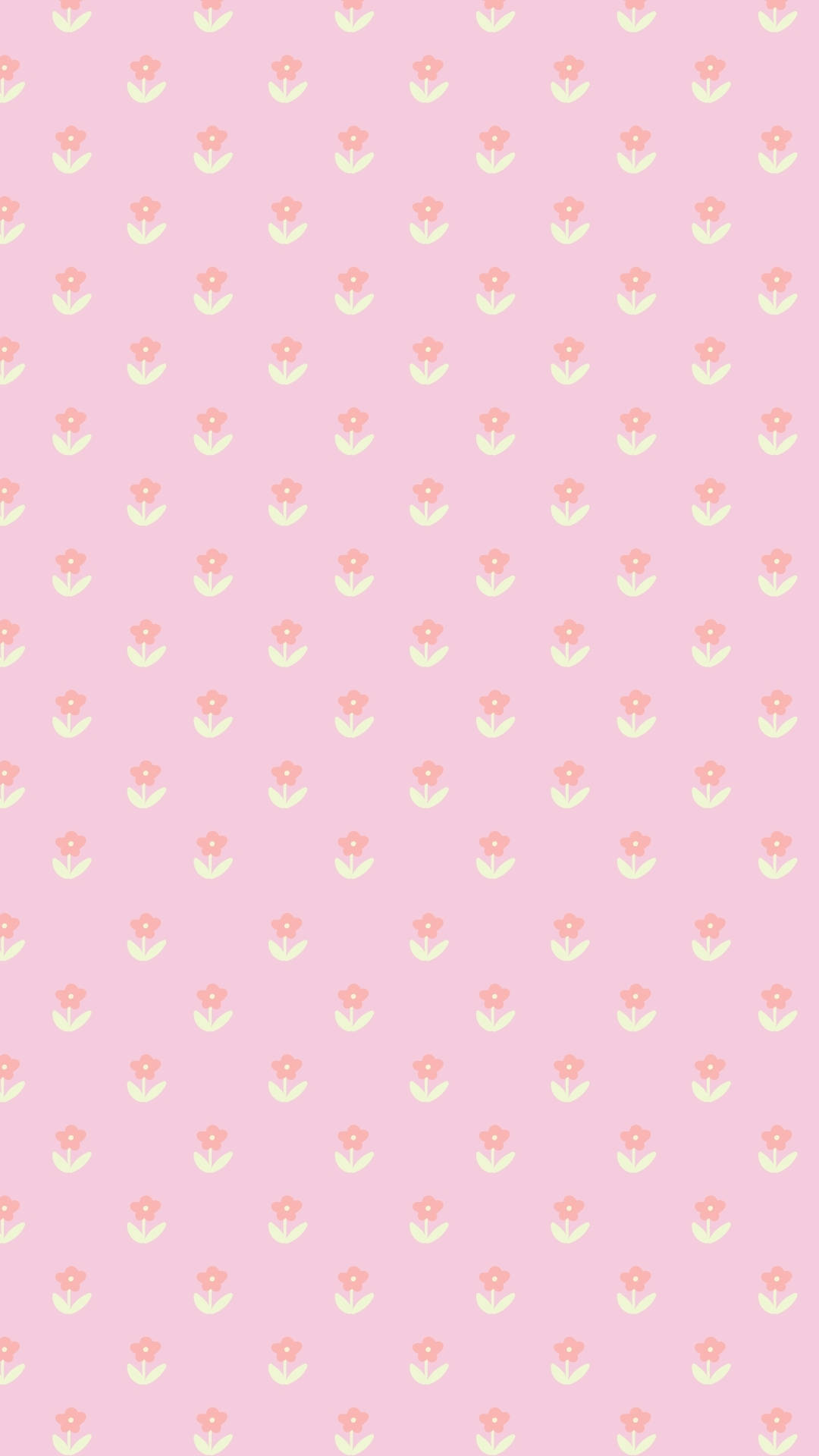 Spring Iphone Simple Pink Flowers Background