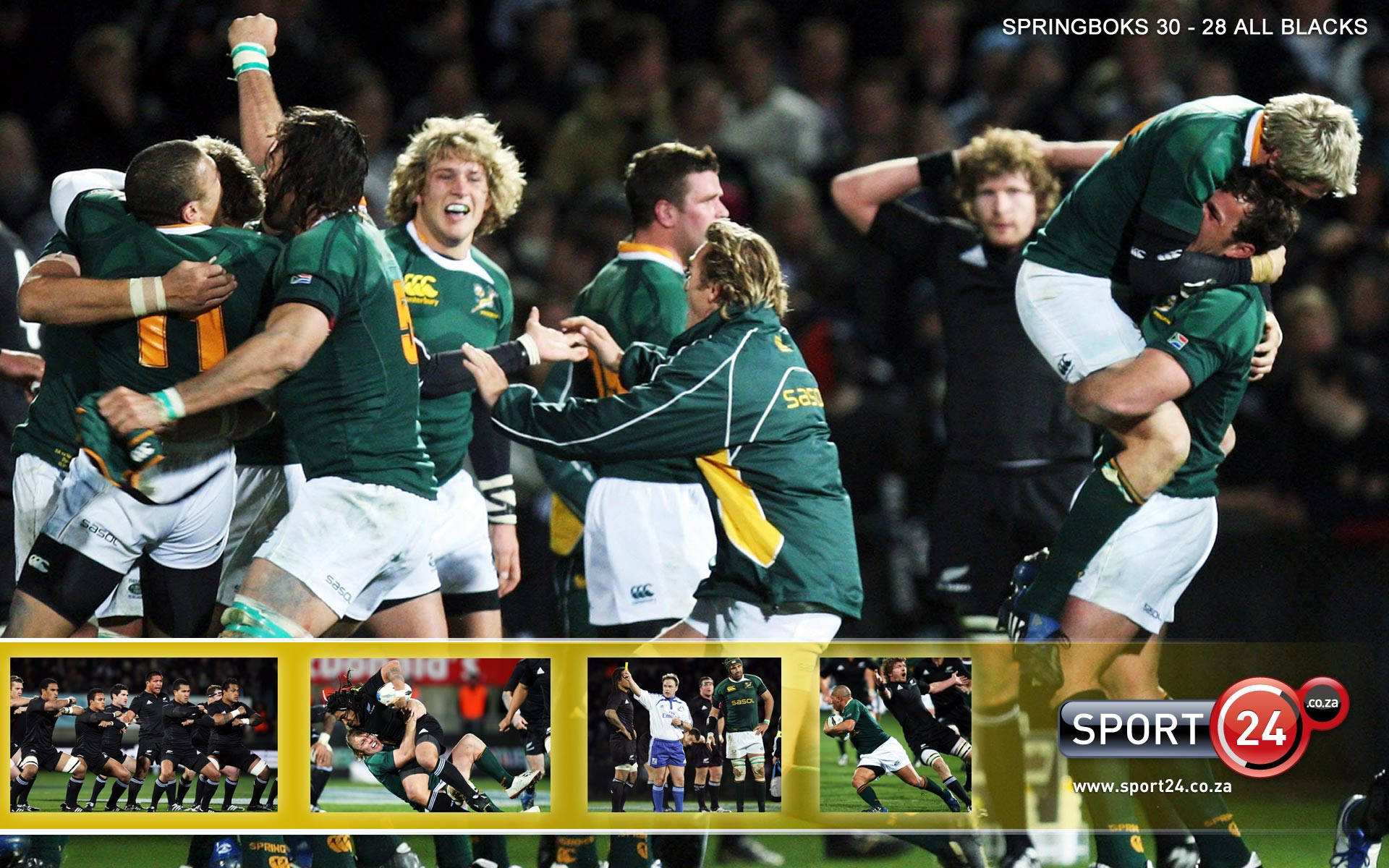 Springboks Rugby 2007 Champions Background