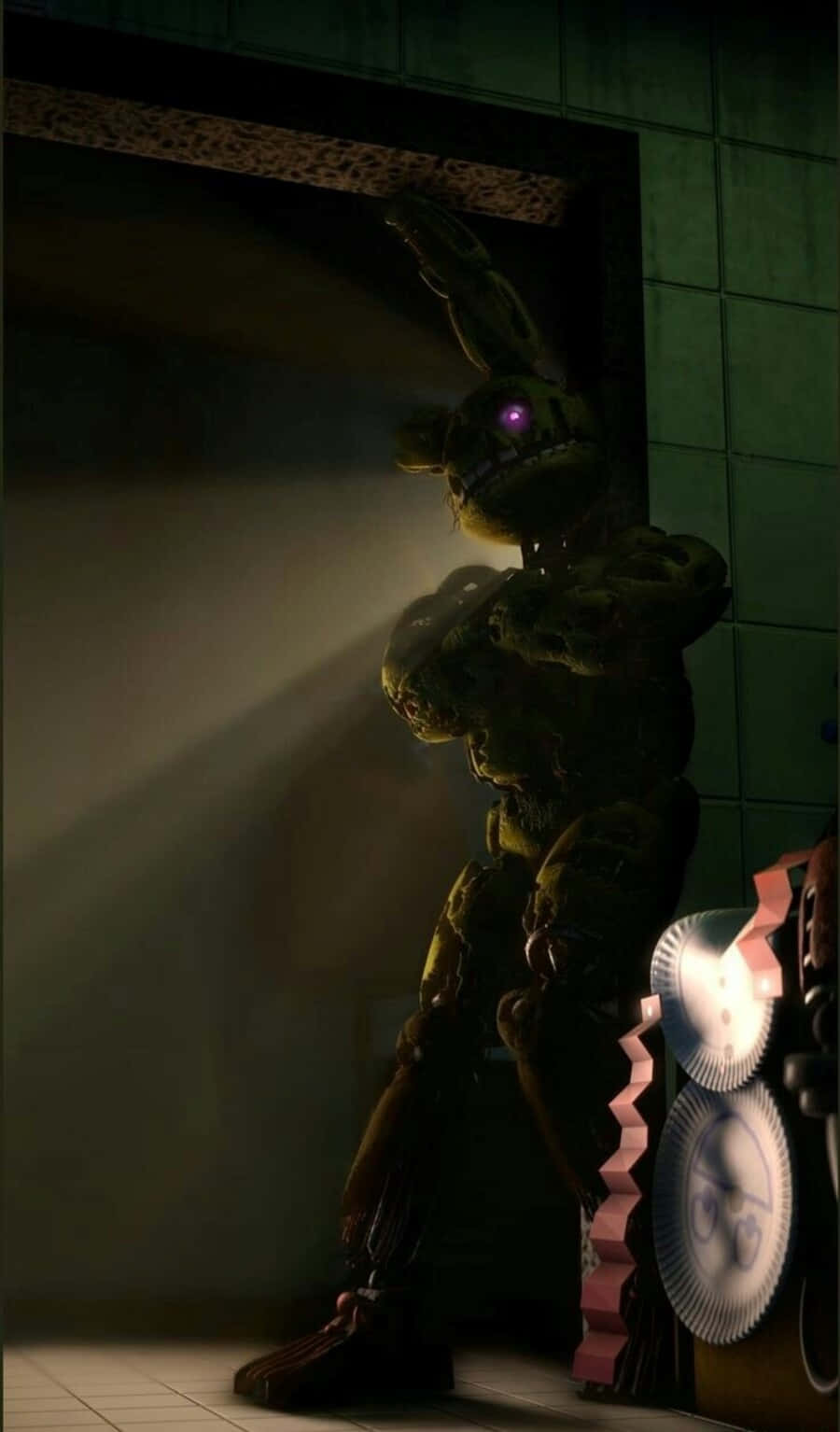 Springtrap's Sinister Stare Background