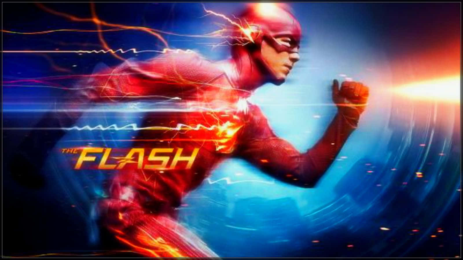 Sprint Of Light - The Flash In Action Background