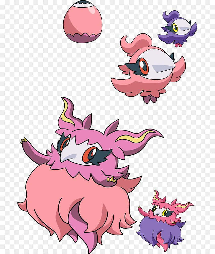 Spritzee And Aromatisse With Shiny Variants Background