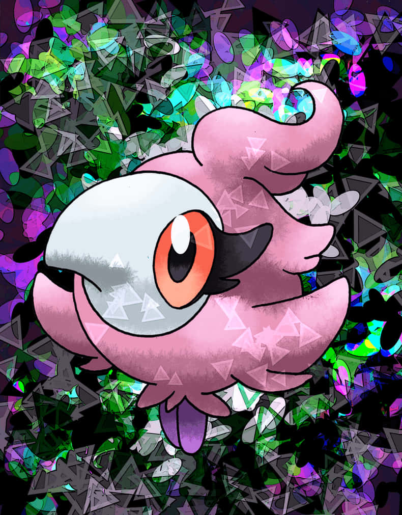 Spritzee With Triangle Pattern Background