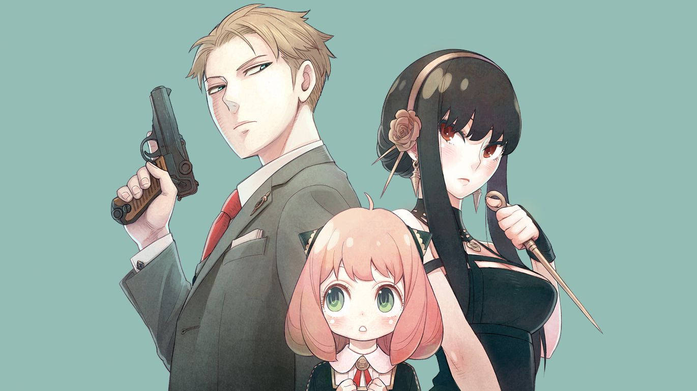 Spy X Family Handgun And Dagger Background